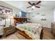 Bedroom with a world map posted on the wall at 15195 Angus Rd, Polk City, FL 33868