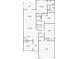 Detailed floor plan showcasing the layout of the home, including room dimensions at 180 Azure Mist Way, Daytona Beach, FL 32124