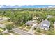 Stunning aerial view showcasing the property's landscape, mature trees, and proximity to the lake at 236 E Seminole Ave, Lake Wales, FL 33853