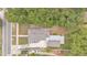 Aerial view of property showing surrounding landscaping and neighborhood streets at 236 E Seminole Ave, Lake Wales, FL 33853