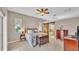 Relaxing primary bedroom with en suite bathroom and natural light at 2533 Peterson Rd, Lakeland, FL 33812