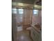 Bathroom with a shower and a pink counter at 341 Sterling Dr, Winter Haven, FL 33884