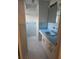 Bathroom with blue tile, a vanity with blue counter, and a closet at 341 Sterling Dr, Winter Haven, FL 33884
