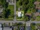 Birds-eye view showing the layout of the property and its surrounding neighborhood at 405 S 7Th Ave, Bartow, FL 33830