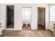 View of unfinished bathroom with a toilet and an empty closet space at 4510 Cindy Rd, Lakeland, FL 33810