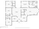 Detailed floor plan showing the layout of the home, including the living room, bedrooms, and kitchen at 5370 Knights Station Rd, Lakeland, FL 33810