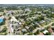 An aerial view of the residential area highlighting tree coverage, streets, and community layout at 544 Avenue G Se, Winter Haven, FL 33880