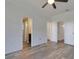 This large bedroom has access to multiple rooms and updated floors at 5722 Antler Trl, Lakeland, FL 33811