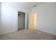 A bright bedroom with an open closet, perfect for storage and organization at 6524 Great Bear Drive Blvd, Lakeland, FL 33805