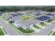 Two-story home in a new subdivision with sidewalks, manicured lawn and an in-ground swimming pool at 7116 Cruz Ct, Lakeland, FL 33813