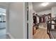 Large walk-in closet with shelving and hanging racks, perfect for storage at 7116 Cruz Ct, Lakeland, FL 33813