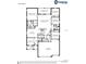 Detailed floor plan showing the layout of the home including bedrooms and gathering room at 7515 Sw 107Th Ln, Ocala, FL 34476