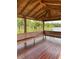 Interior view of the gazebo on the lake at 910 Van Dr, Auburndale, FL 33823
