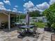 Outdoor patio with comfortable seating, perfect for enjoying the serene backyard view at 1232 Fairlee St, Lakeland, FL 33813