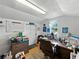 Well-lit office space with built-in desk, storage, and ample workspace for productivity and comfort at 1232 Fairlee St, Lakeland, FL 33813