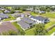Aerial view of a home with a balcony and spacious backyard at 2736 Sunrise Landing Ln, Lakeland, FL 33812