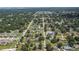 Scenic aerial view featuring tree-lined streets and homes in a peaceful community, highlighting neighborhood charm at 3560 Sandpiper Ln, Mulberry, FL 33860