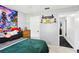 Bedroom featuring bed with decorative items and closet in view at 3854 Feather Dr, Lakeland, FL 33812
