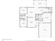 Layout of the home displaying the room sizes and adjacent rooms at 3854 Feather Dr, Lakeland, FL 33812