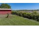 Backyard and chain link fence at 4230 Viola Rd, Lakeland, FL 33810