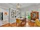 Elegant dining area with built-in shelves and a vintage china cabinet at 608 Finney St, Lakeland, FL 33803