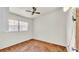 An empty bedroom with carpet and a window at 640 Forrest Dr, Bartow, FL 33830