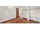 Empty bedroom with a door and closet at 640 Forrest Dr, Bartow, FL 33830