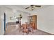 Inviting dining room featuring classic wood furniture and a decorative china cabinet at 640 Forrest Dr, Bartow, FL 33830
