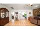 Open-concept living area leading to other rooms in the house at 6421 Calusa Dr, Lakeland, FL 33813