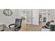 Bright office space with a view into the living room and kitchen at 6707 Hillis Dr, Lakeland, FL 33813