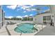 Enjoy the screened pool with sunny skies, lounge chairs and a clean patio design at 6707 Hillis Dr, Lakeland, FL 33813