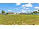 Expansive backyard with lush green grass and partial fencing at 113 W Juliana Way, Auburndale, FL 33823