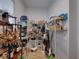 Spacious pantry boasts ample wire shelving, offering plenty of room for storage and organization at 128 Melissa Trl, Auburndale, FL 33823
