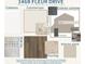 Interior and exterior design selections for new construction featuring cabinets, tile, flooring, and countertops at 1468 Fleur Dr, Davenport, FL 33837