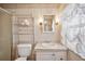 Cozy bathroom with vanity, mirror, and tiled shower stall at 1610 Reynolds Rd # 214, Lakeland, FL 33801