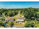 Aerial view showcasing the property's backyard at 1720 Park Dr, Lakeland, FL 33803
