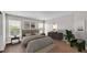 Comfortable bedroom with plush bedding, natural light, and stylish décor at 4143 Red Fern Ln, Lakeland, FL 33811