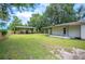 Spacious backyard with covered parking and a covered porch area, perfect for outdoor entertainment at 615 N Church Ave, Fort Meade, FL 33841