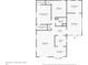 Detailed floor plan of a well-laid-out home, including bedrooms, living room, kitchen, and office at 6443 Hollyberry Ne Ln, Winter Haven, FL 33881