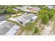 This aerial view shows the layout of the property and its proximity to neighbors at 6509 Oak Hammock Ct, Winter Haven, FL 33884