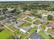 Beautiful aerial shot of a suburban neighborhood, showcasing well-manicured lawns and peaceful streets at 8219 Rangers Path, Lakeland, FL 33809