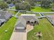 Charming single-story home featuring a two-car garage, neutral paint, meticulous landscaping and inviting curb appeal at 8219 Rangers Path, Lakeland, FL 33809