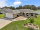 Charming single-story home featuring a two-car garage, neutral paint, meticulous landscaping and inviting curb appeal at 8219 Rangers Path, Lakeland, FL 33809