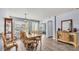 Spacious dining room featuring wood-look floors and ample natural light at 2472 Tahoe Dr, Lakeland, FL 33805
