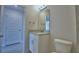 Bathroom featuring a granite vanity and new fixtures at 5298 Tennessee Ridge Ct, Auburndale, FL 33823