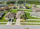 Lovely single-Gathering home with manicured lawn, two-car garage, and appealing landscaping in a lakeside community at 5611 Aral Dr, Lakeland, FL 33805