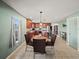 Updated kitchen with stainless steel appliances, tile floors, eat in kitchen and island at 5611 Aral Dr, Lakeland, FL 33805