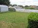Spacious backyard with privacy fence, offering plenty of room for recreation and relaxation at 7923 Glenridge E Loop, Lakeland, FL 33809