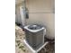 Exterior shot of an air conditioning unit, set against the side of the house at 105 Byron Pl, Winter Haven, FL 33884