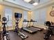 On-site gym featuring treadmills and ellipticals provides residents with convenient workout options at 1 Riverwalk Dr # 302, New Smyrna Beach, FL 32169
